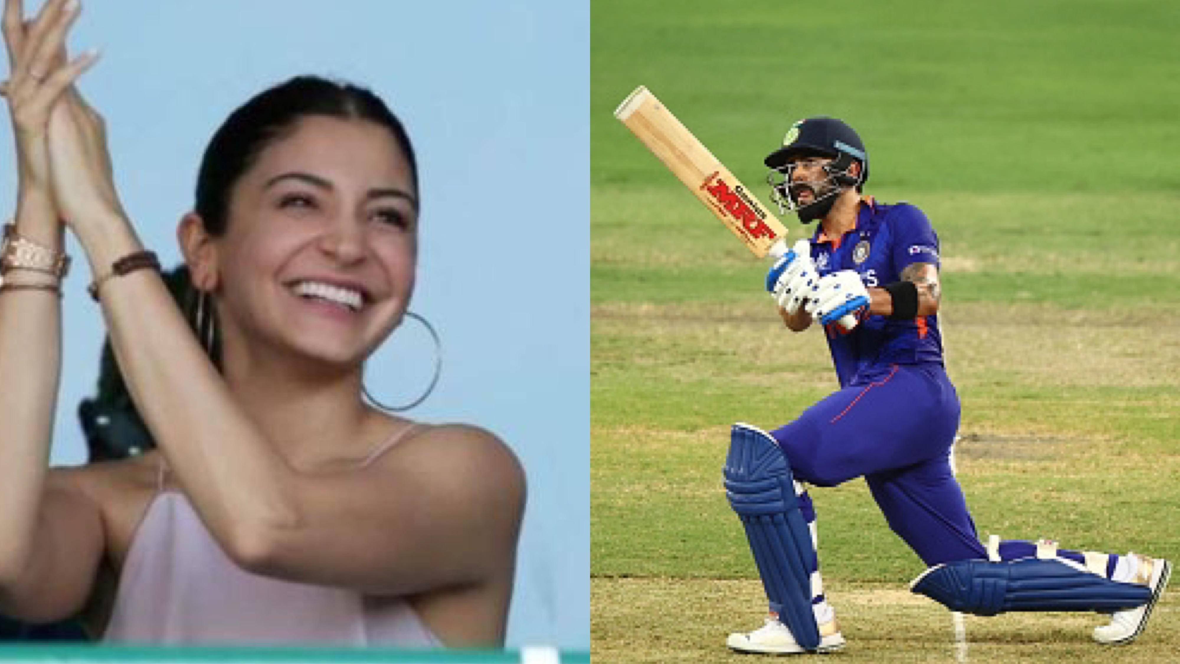 Asia Cup 2022: Anushka Sharma all heart after Virat Kohli's 59* against Hong Kong