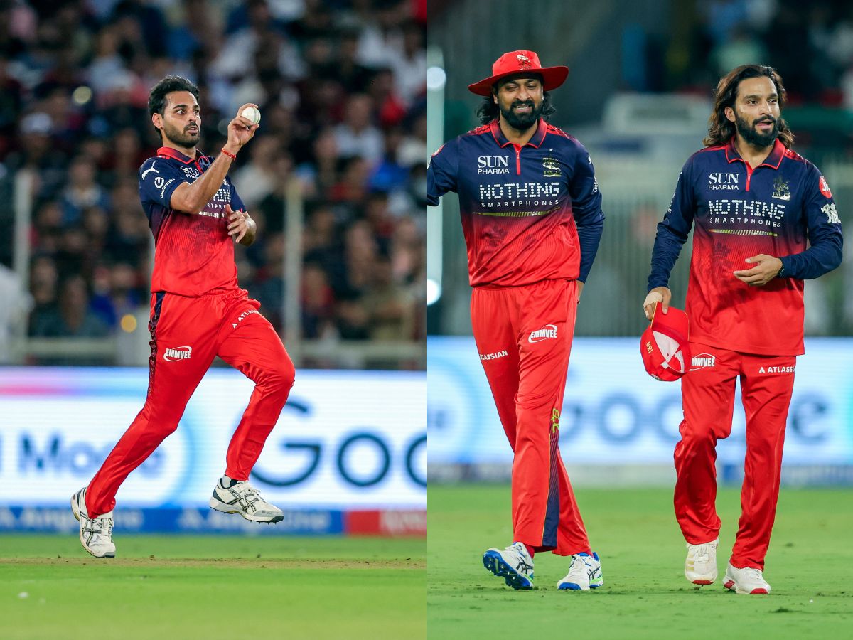 Bhuvneshwar Kumar, Krunal Pandya and Rajat Patidar  | BCCI-IPL