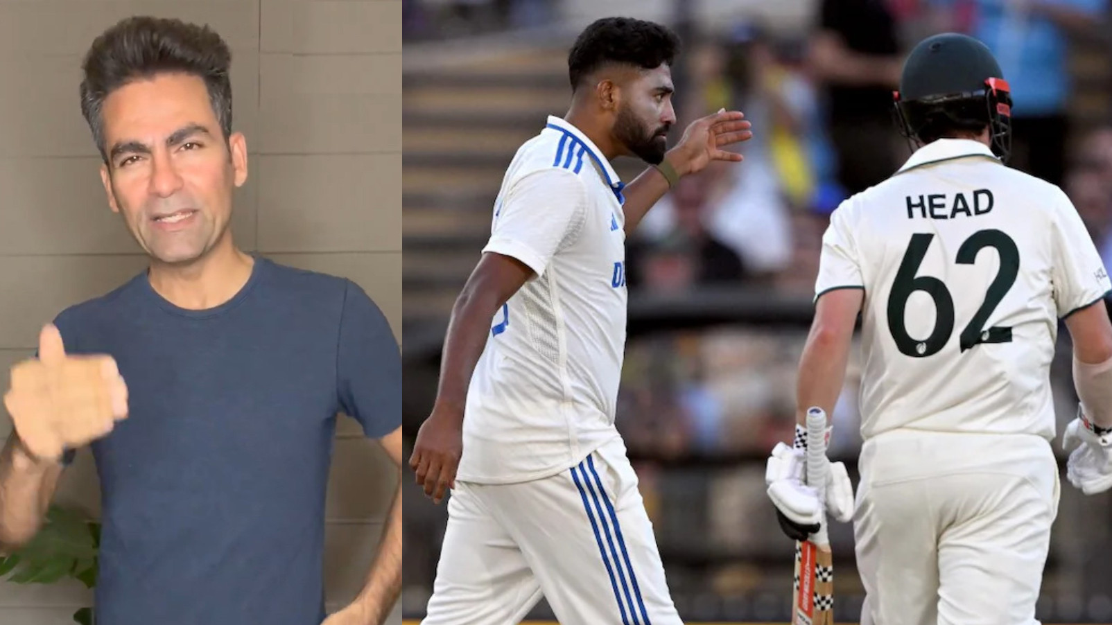 BGT 2024: WATCH- “Mohammed Siraj misbehaved twice”- Mohammad Kaif slams pacer for his conduct in Adelaide Test