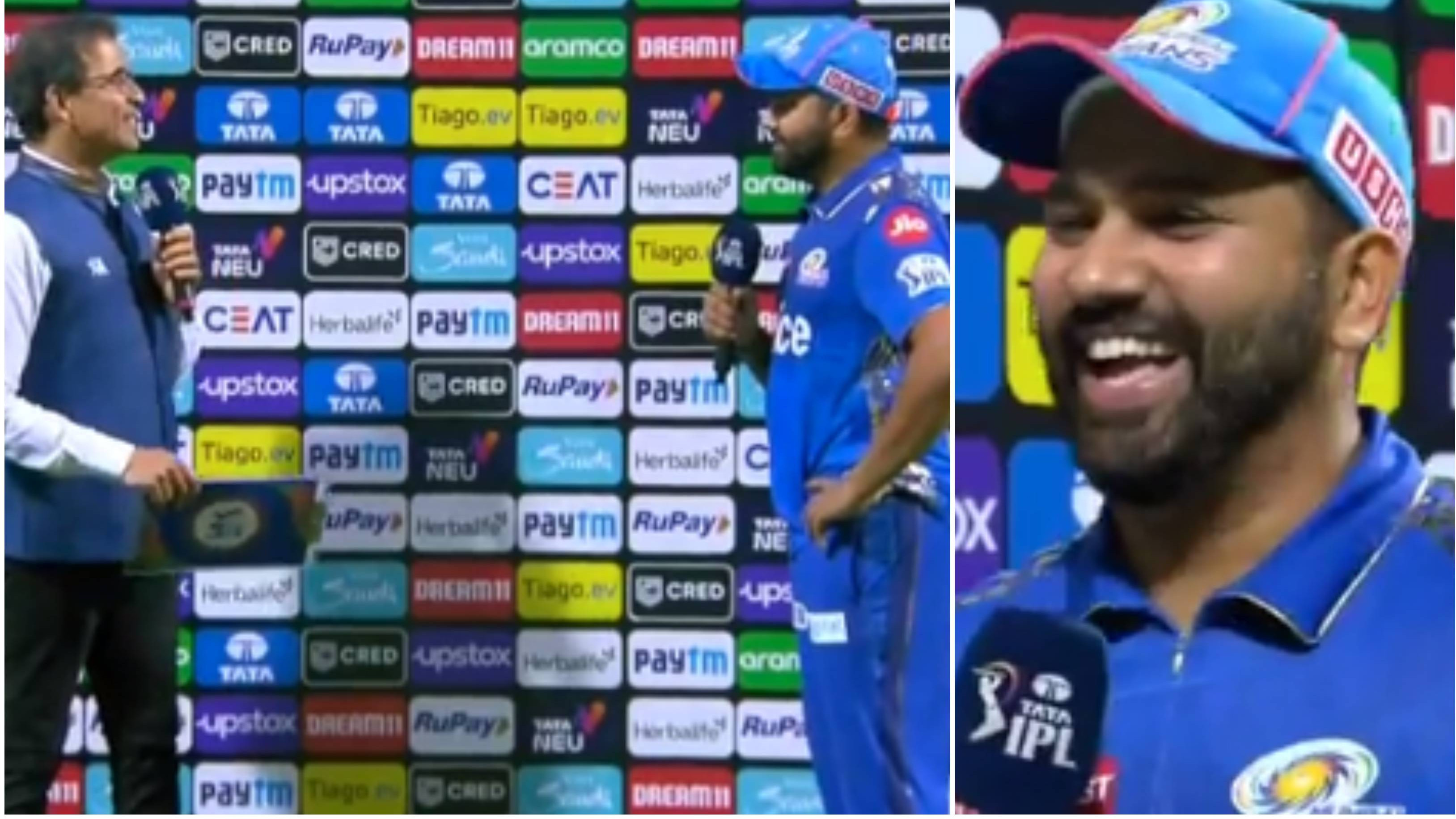 IPL 2023: WATCH – “It’s 35th, not 36th” Rohit Sharma's hilarious banter with Harsha Bhogle over his birthday