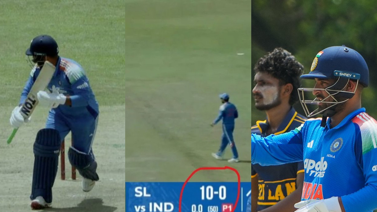Explained: Why India A was docked 10 runs in penalties due to a couple of errors by Vipraj Nigam against Sri Lanka A