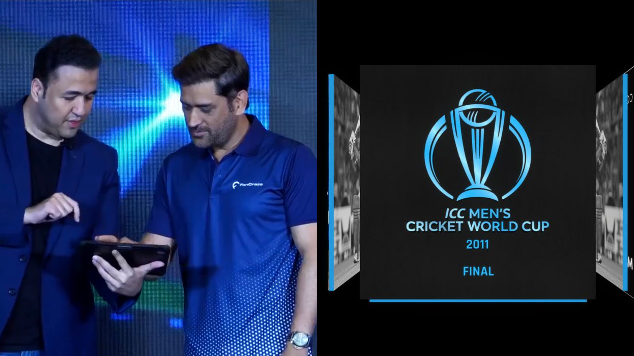 ICC gifts MS Dhoni the digital collectable of his iconic 2011 World Cup final winning six
