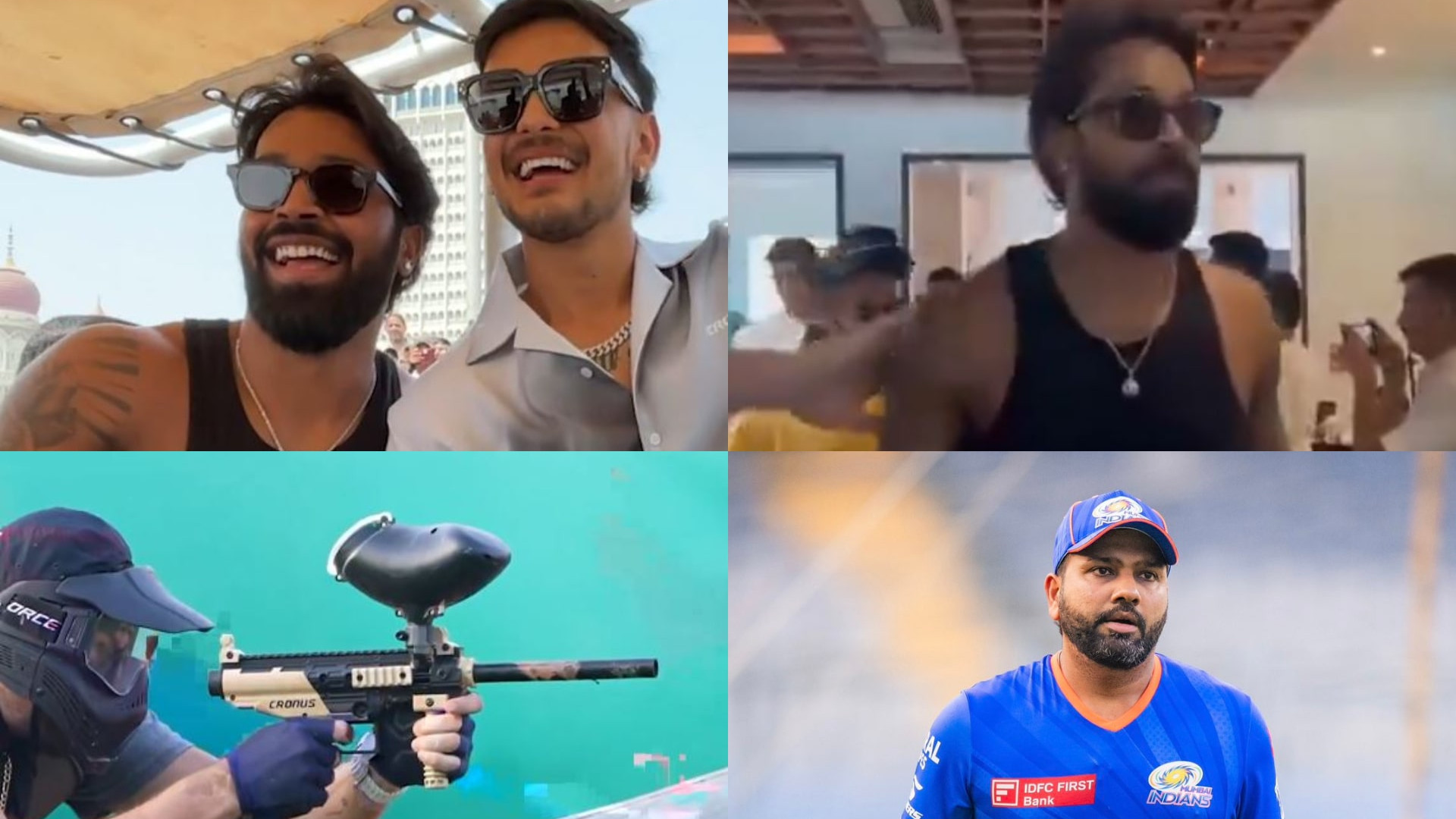 IPL 2024: WATCH- MI players travel to Alibaug for team bonding exercise; Rohit Sharma missing from activities