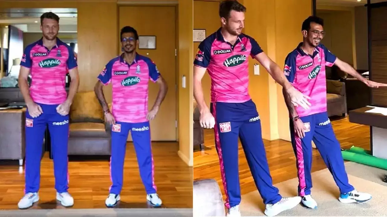Jos Buttler and Yuzvendra Chahal | RR Twitter