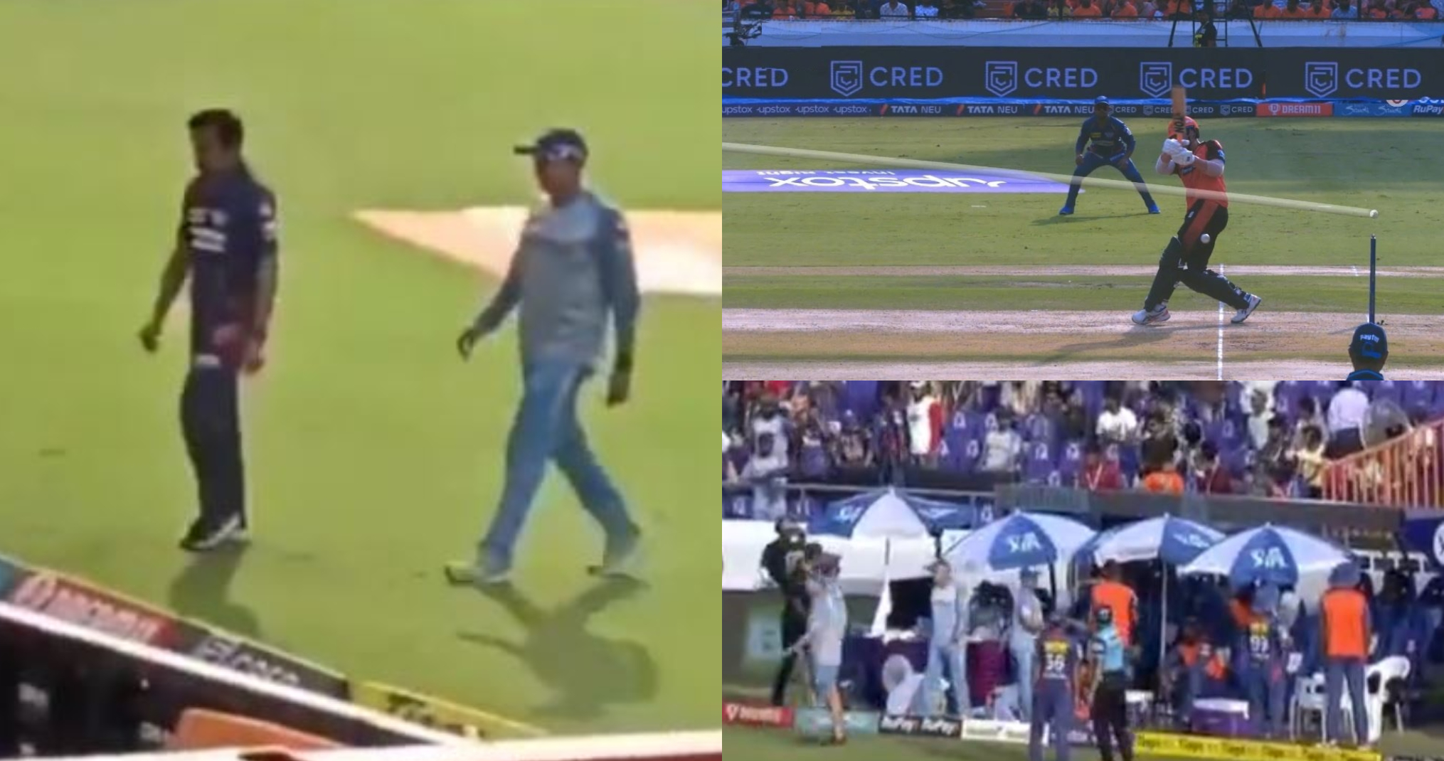 A no-ball started quite a furor in Hyderabad crowd | Twitter