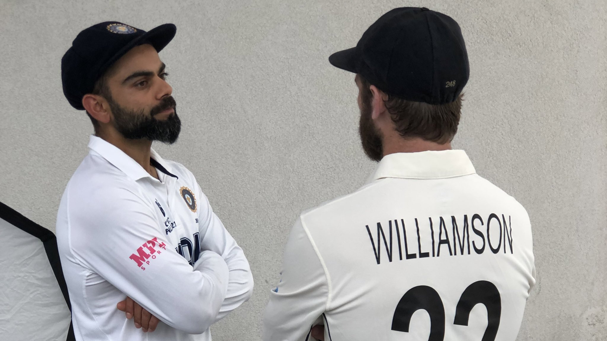 WTC 2021 Final: WATCH - Kane Williamson and Virat Kohli catch up ahead of WTC Final