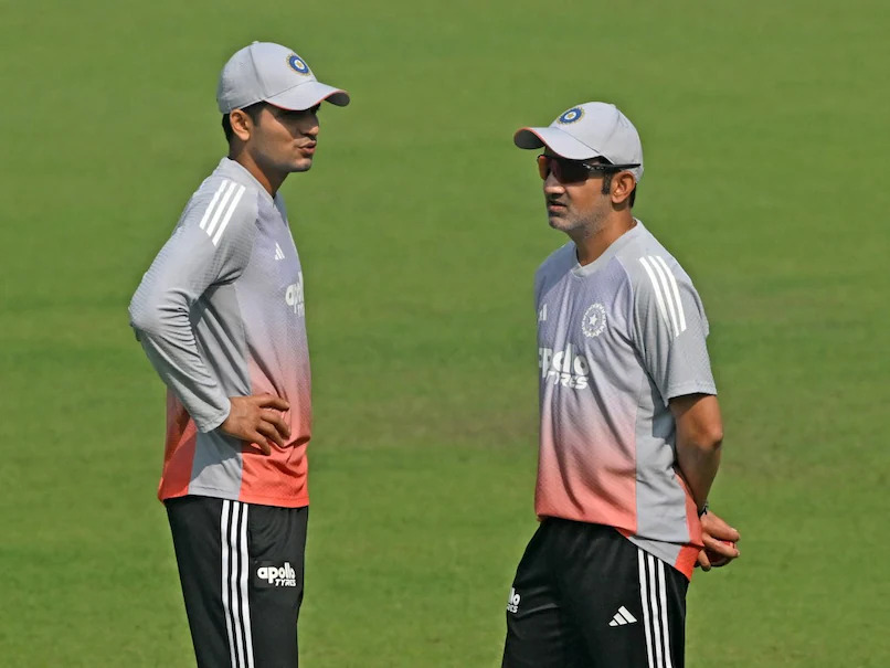 Shubman Gill and Gautam Gambhir | X