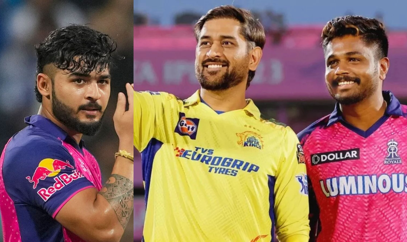 Riyan Parag and MS Dhoni, Sanju Samson | IPL-BCCI