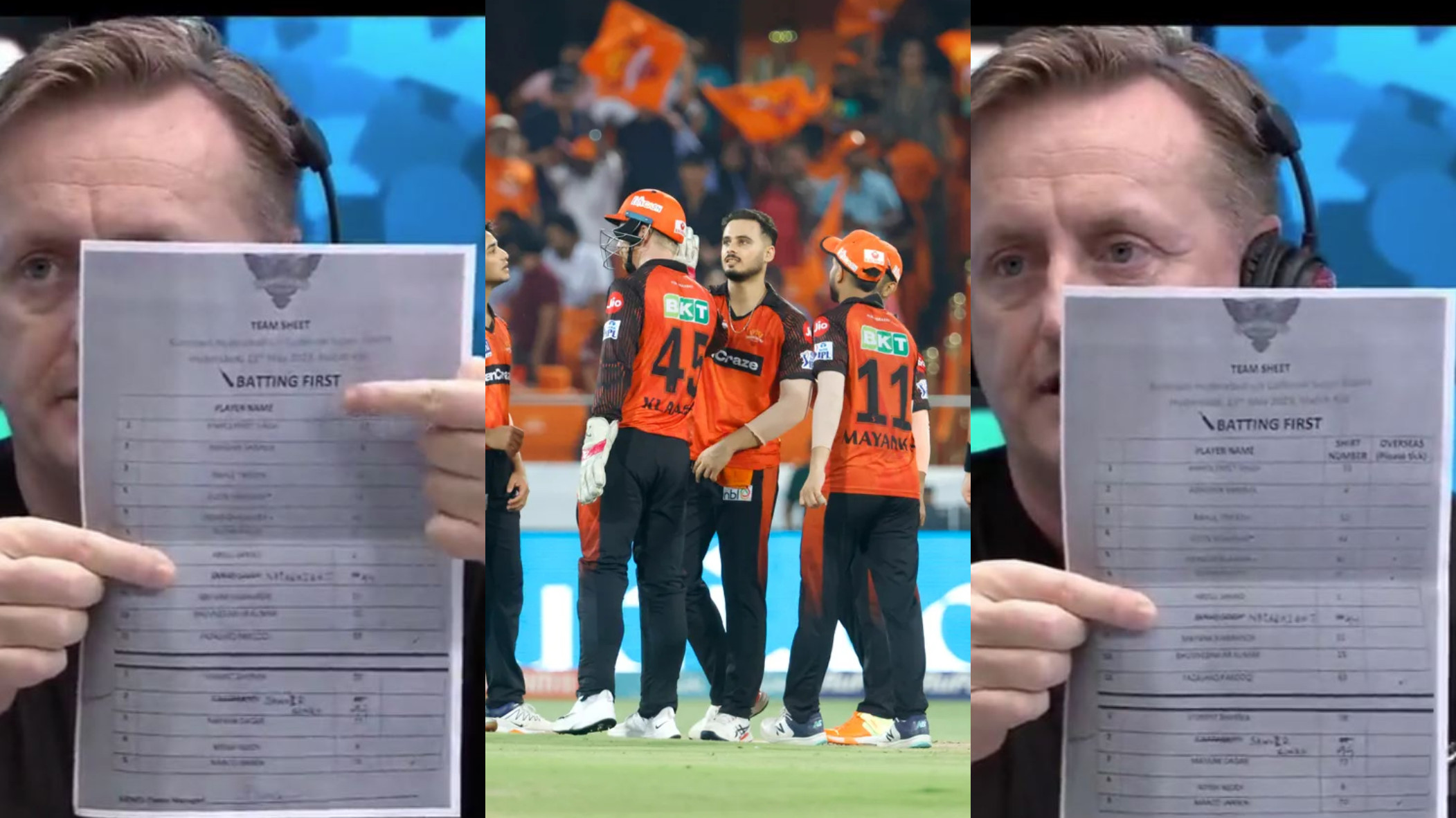 IPL 2023: WATCH- Scott Styris points out SRH's huge blunder of submitting wrong team sheet vs LSG
