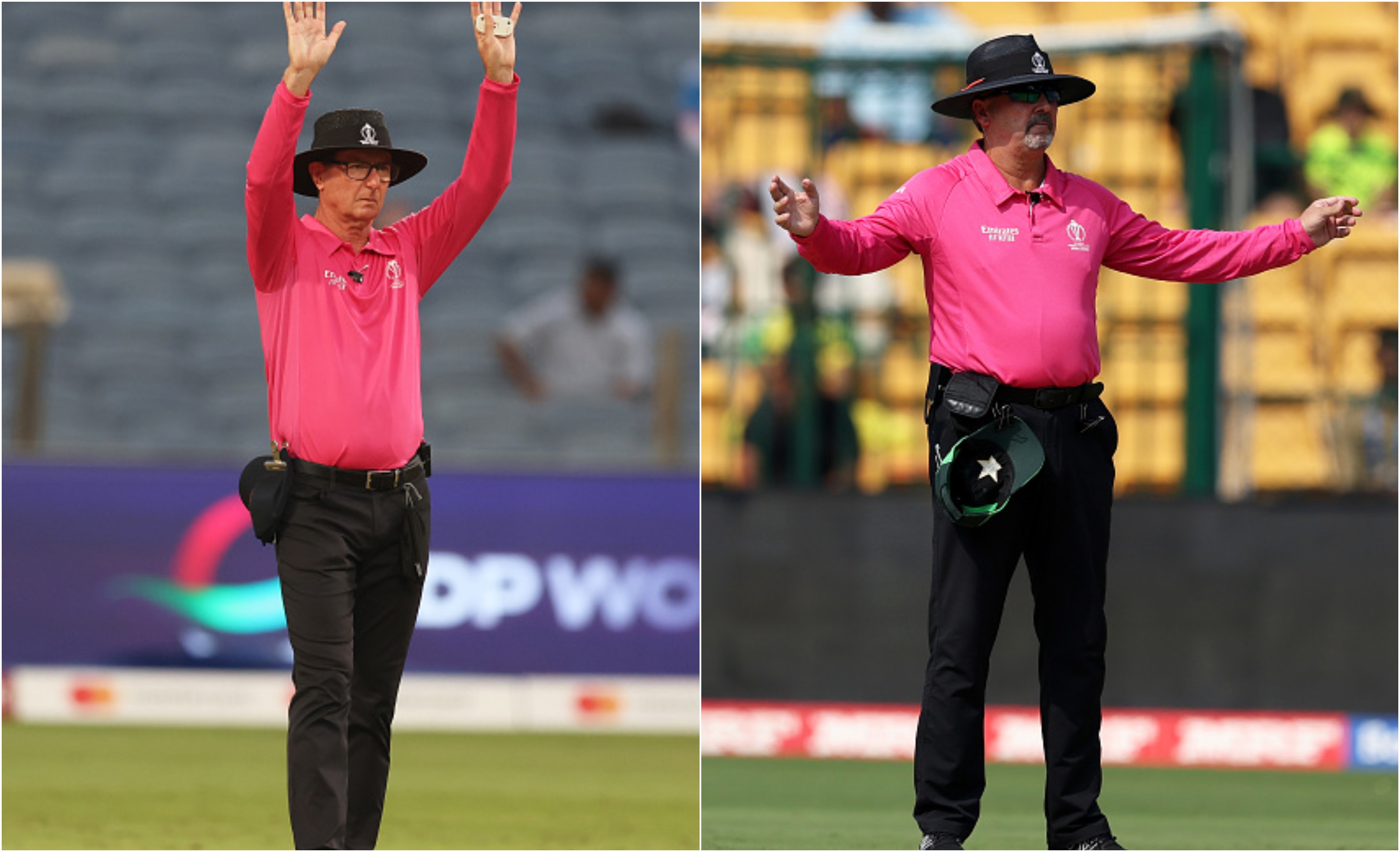 Rod Tucker and Richard Illingworth will play the role of on-field umpires in first semi-final | Getty
