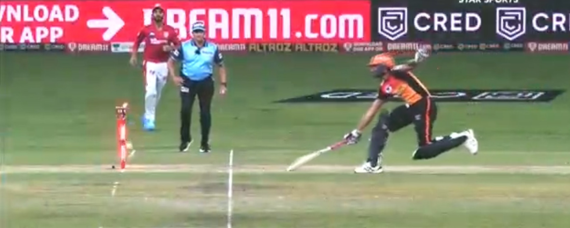 Ahmed refused runs when SRH needed 13-odd runs in the last over and then got run out