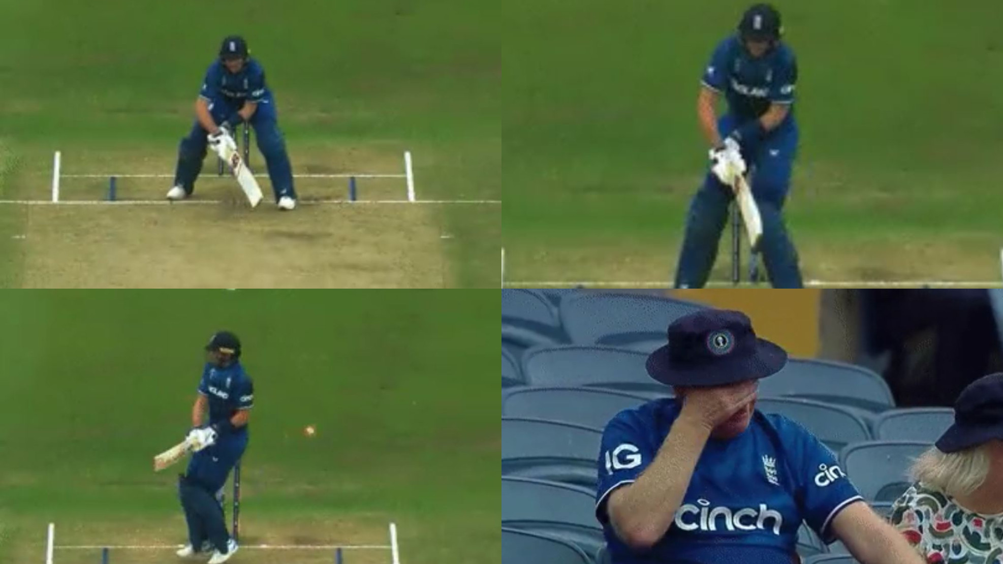 CWC 2023: WATCH- Logan van Beek nutmegs Joe Root to rattle his timber while attempting reverse scoop