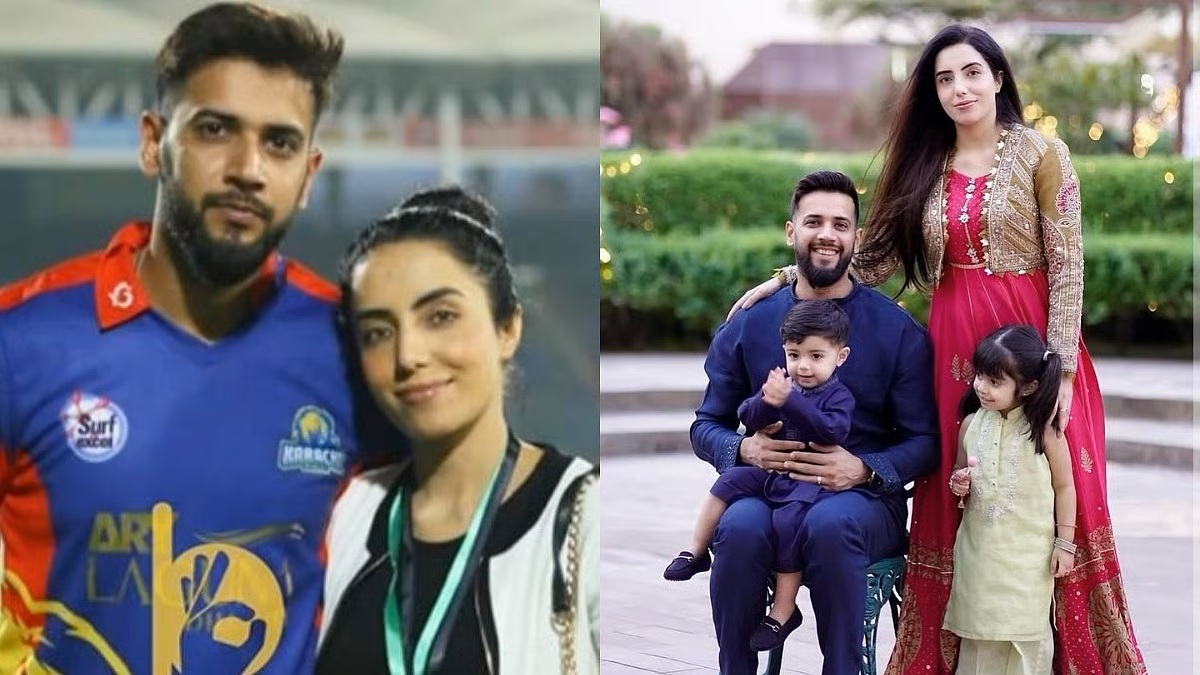 Imad Wasim and Sannia Ashfaq were married in 2019 and have three children together | X