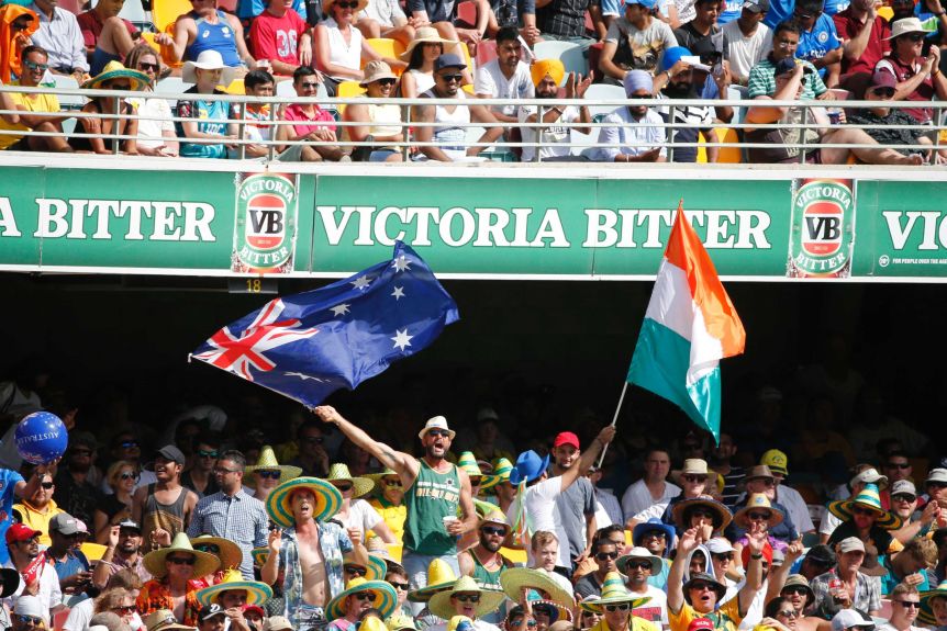 Crowds during an Australia-India match