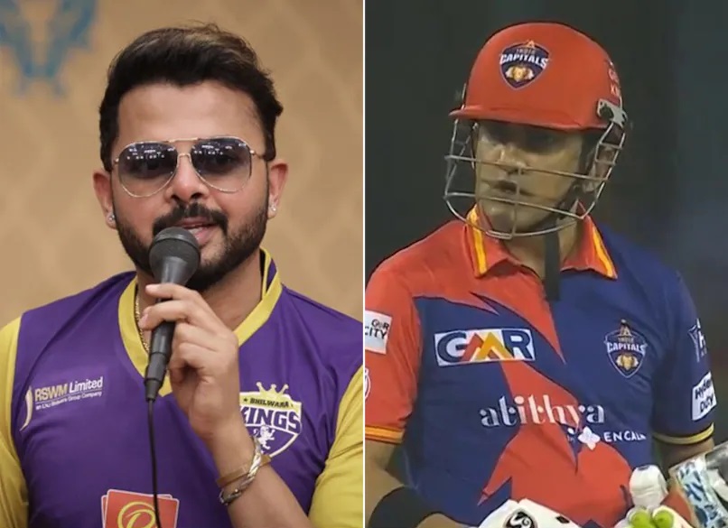 Sreesanth slammed Gambhir for calling him a fixer during a LLC match recently | X