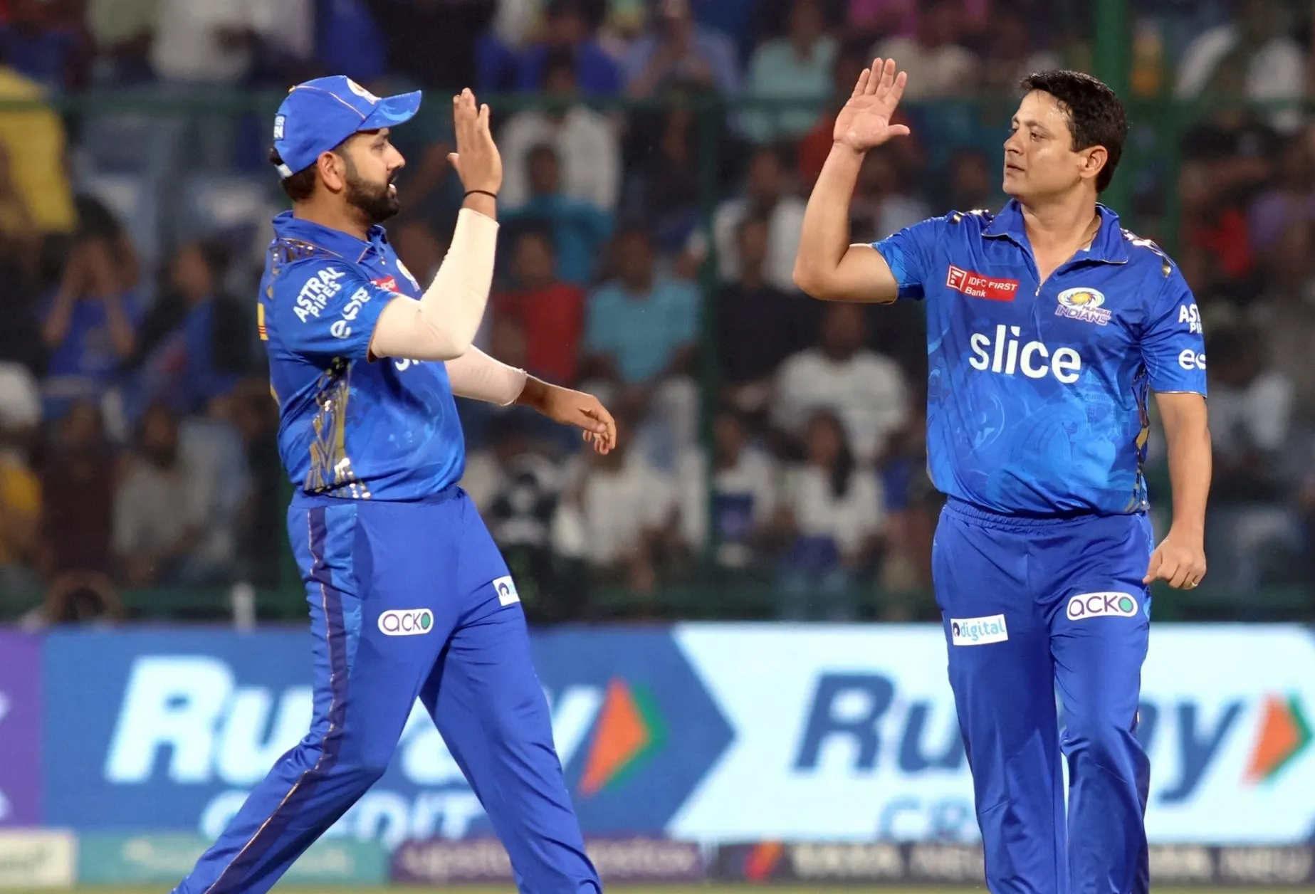 Rohit Sharma and Piyush Chawla for MI | IPL-BCCI 