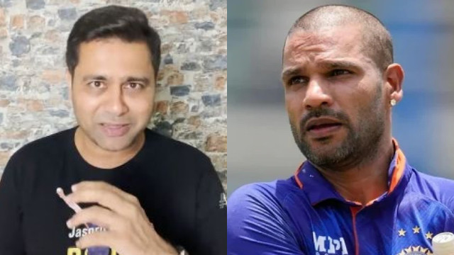 ZIM v IND 2022: It could have been avoided - Aakash Chopra reacts to BCCI's decision to demote Shikhar Dhawan