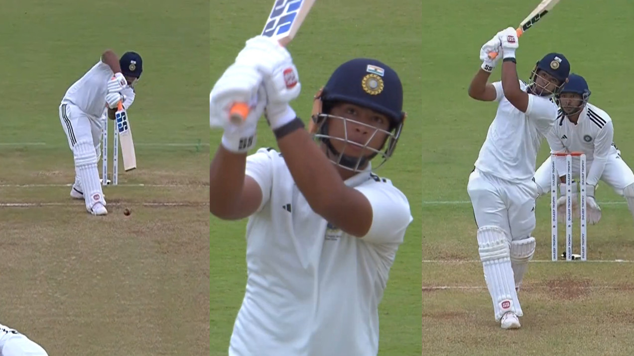 WATCH- Vaibhav Sooryavanshi’s stroke-filled 92 runs for East Zone; becomes youngest ever to score a fifty in Duleep Trophy