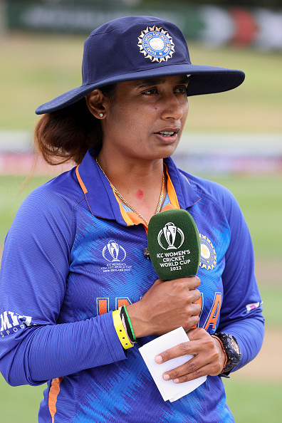 Mithali Raj led India for the 24th time in Women's World Cups, creating a world record | Getty