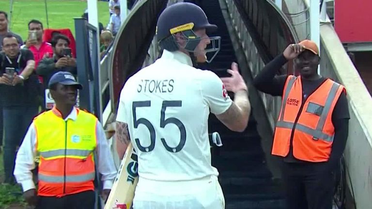 Stokes involved in a verbal altercation with crowd member | Twitter