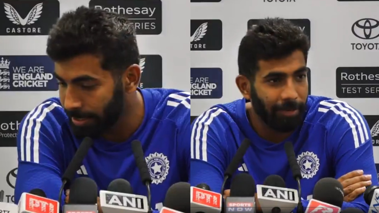 ENG v IND 2025: WATCH- 'Somebody's wife..'- Jasprit Bumrah’s hilarious reaction to a journo’s phone going off mid-presser