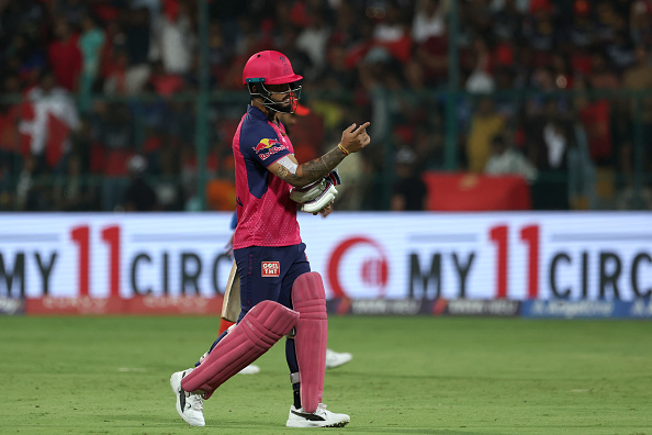RR were beaten by RCB at the Chinnaswamy Stadium | Getty