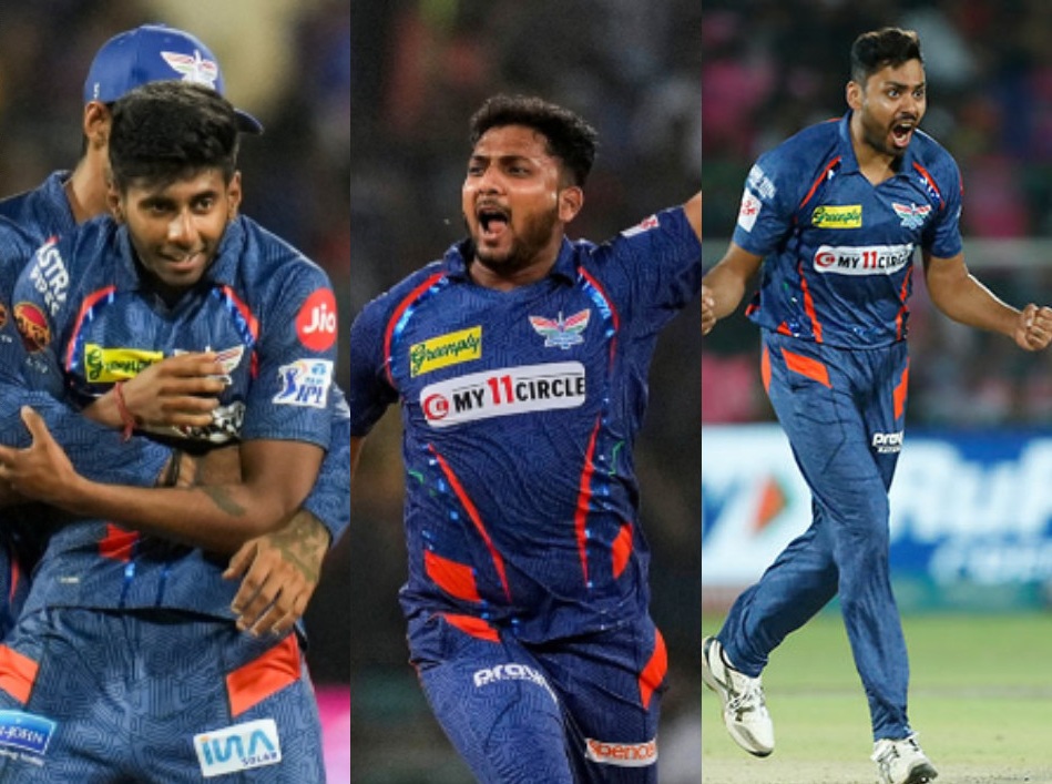 Mayank Yadav, Mohsin Khan, and Avesh Khan |  IPL X