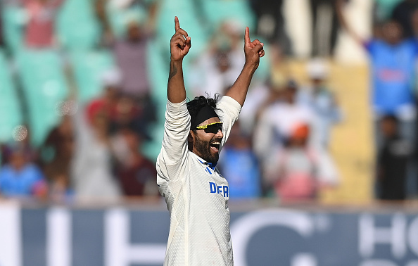 Ravindra Jadeja made 112 and picked 7 wickets at his home ground in Rajkot | Getty