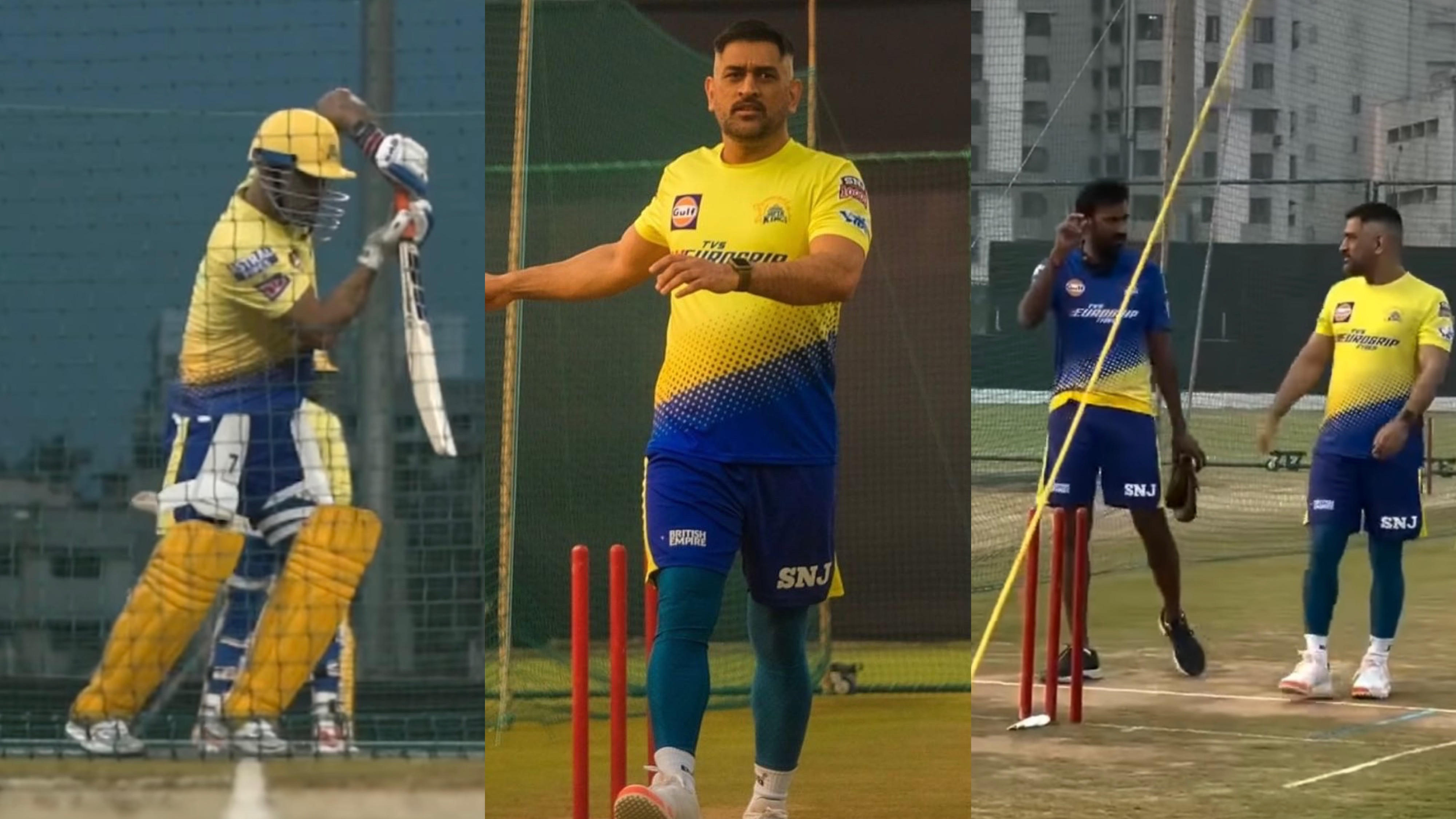 IPL 2022: WATCH - MS Dhoni's CSK begin preparations at team training camp in Surat