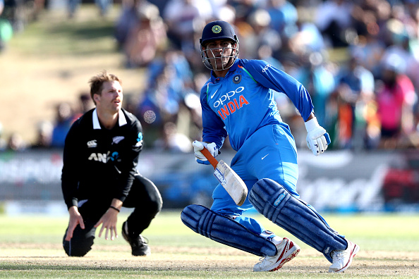 MS Dhoni's 48* helped India post 324 on board | Getty