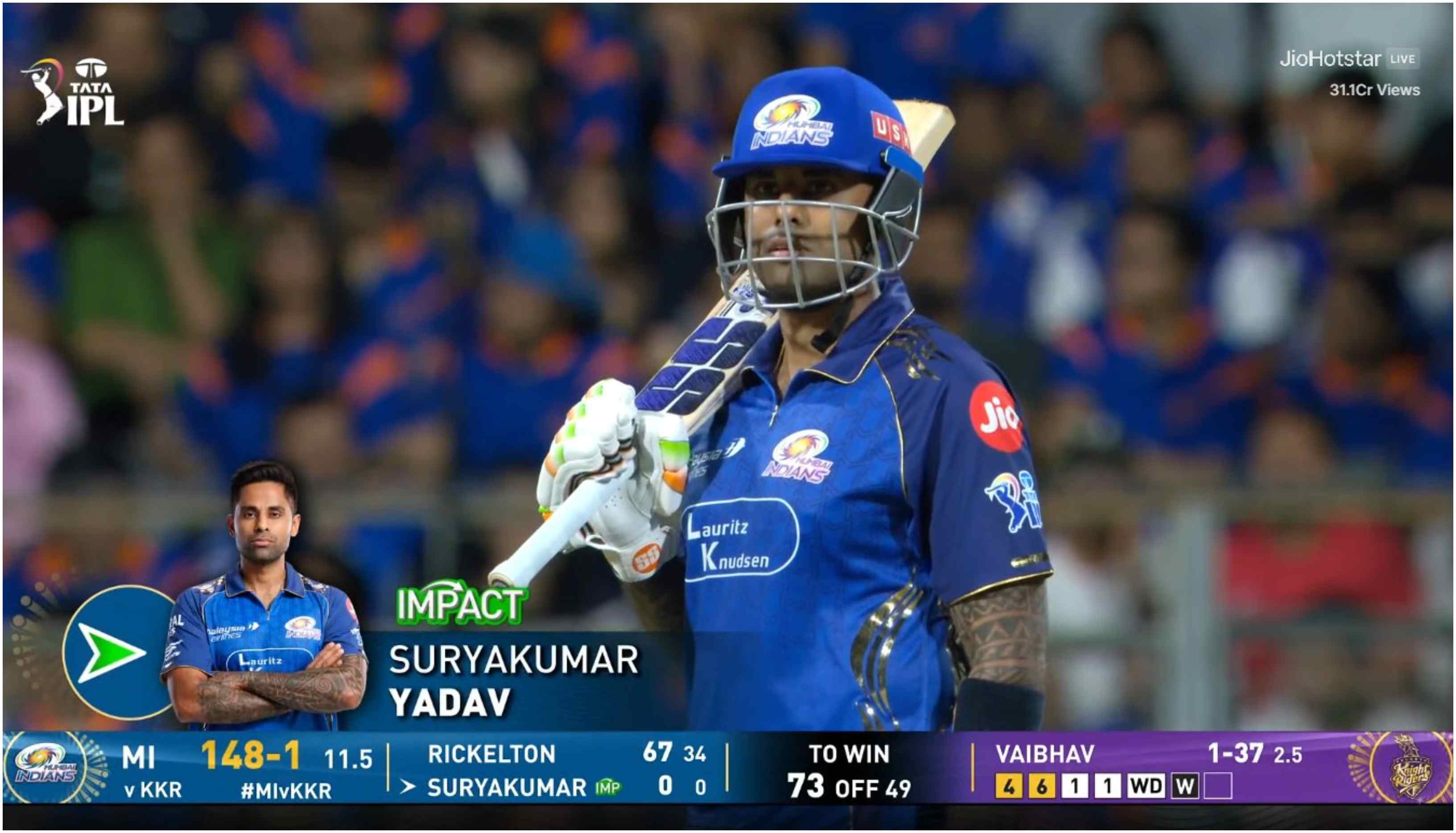 The Impact Player rule allows teams to substitute one player | JioHotstar