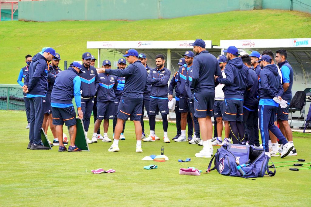 Team India in Centurion preparing for first Test | BCCI