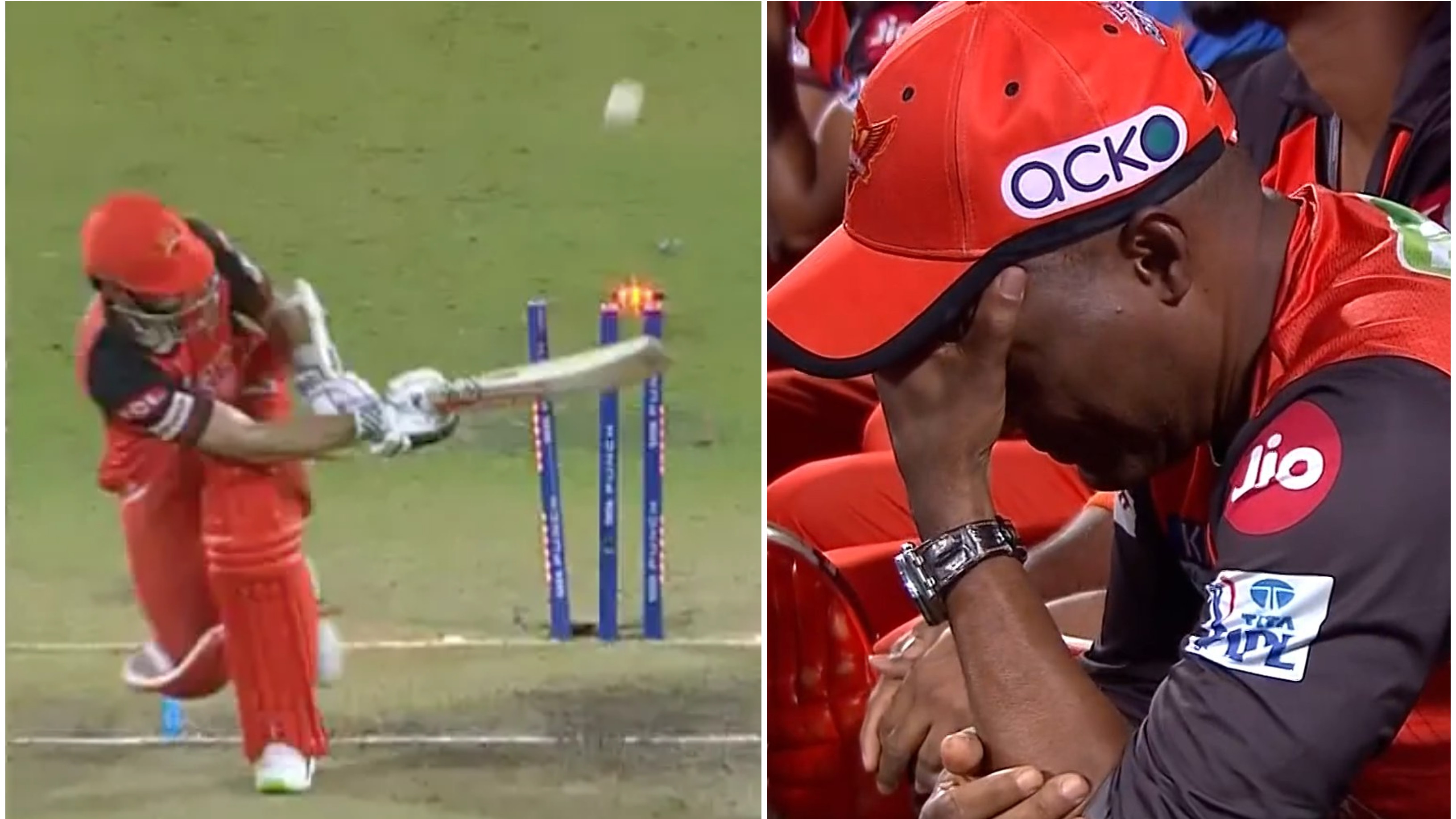 IPL 2022: Brian Lara shakes his head in dismay after Williamson gets out while attempting a scoop