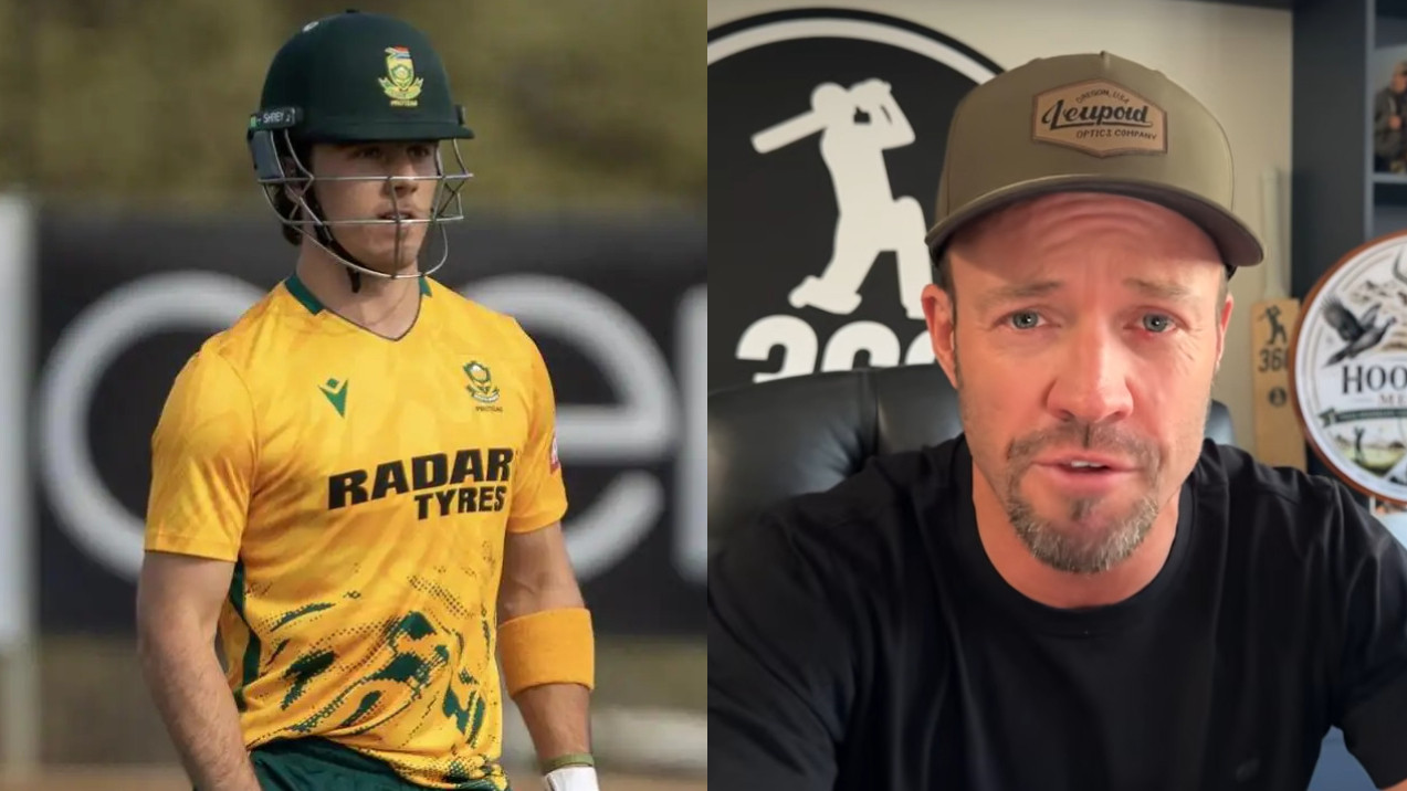 “Hope coaches stop fooling around with him”- AB de Villiers says Dewald Brevis will win teams lots of matches