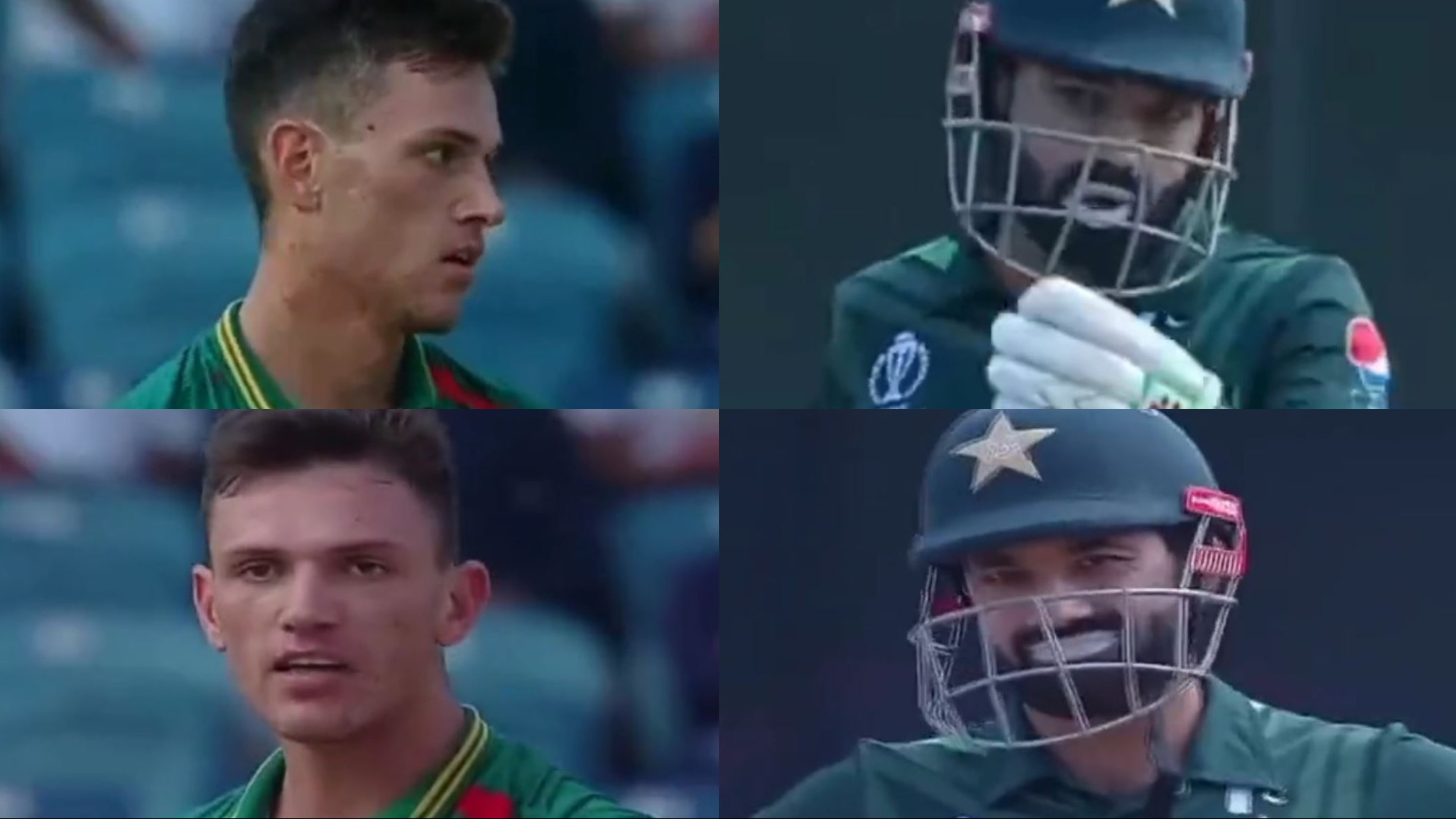 CWC 2023: WATCH- Mohammad Rizwan and Marco Jansen’s heated verbal duel during PAK v SA match