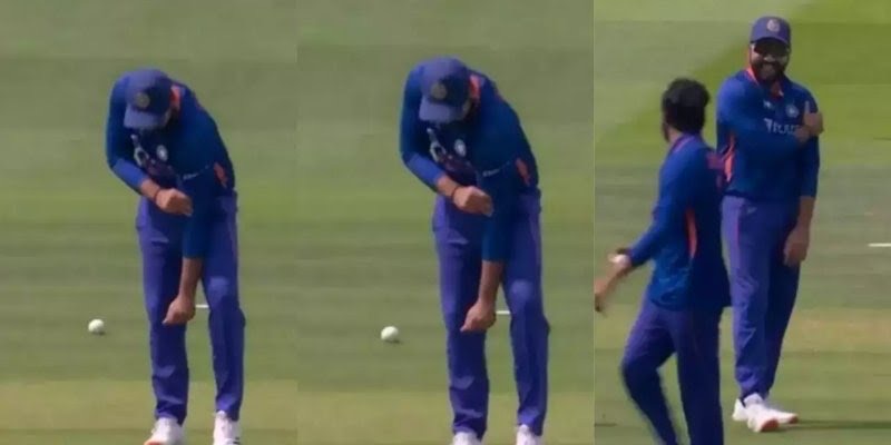 Rohit Sharma dislocates his elbow and puts it back | Twitter 