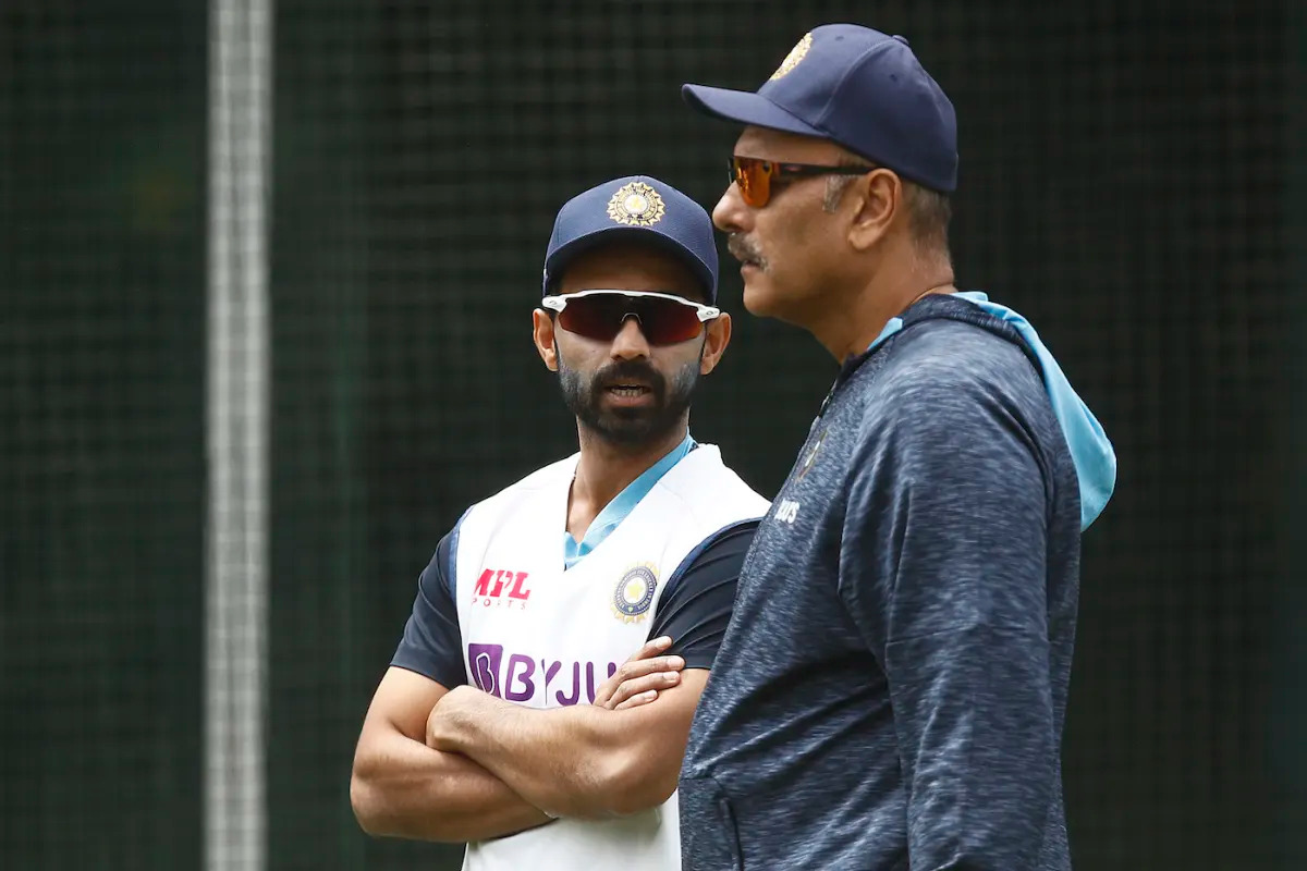 Rahane and Shastri were at the helm when India defeated Australia in 2020-21 Test series | Getty