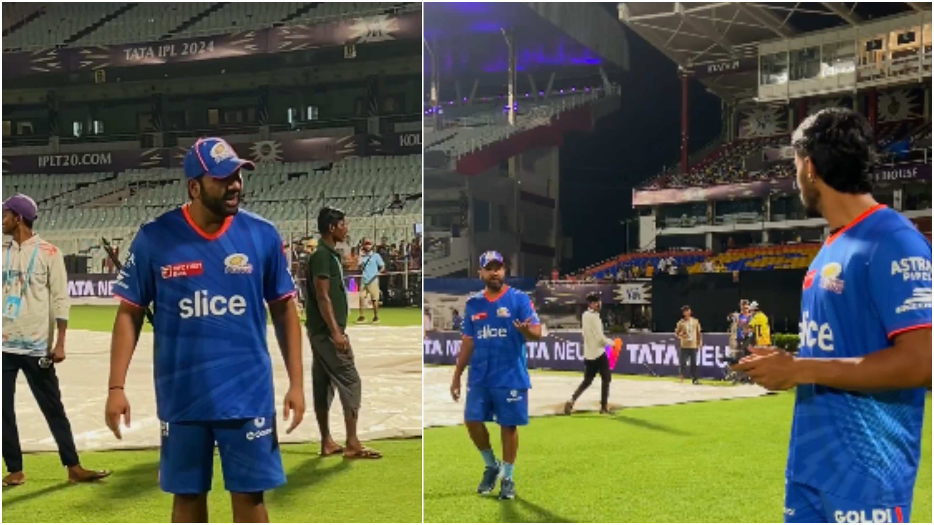 Rohit Sharma and Tilak Varma | Mumbai Indians/X