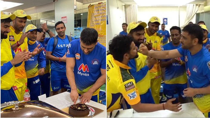 IPL 2021: WATCH - MS Dhoni celebrates his 200th match for CSK with teammates and support staff