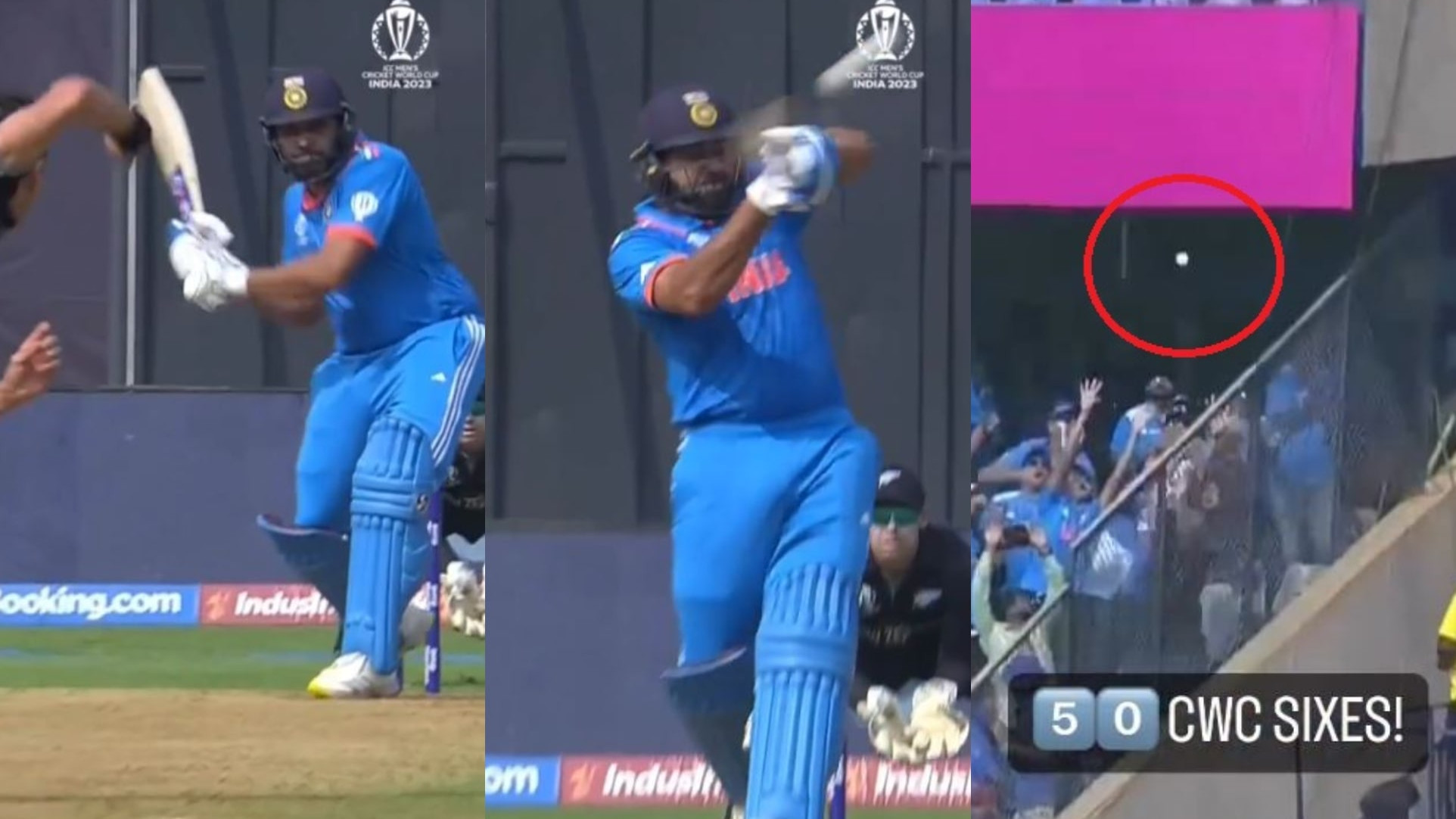 CWC 2023: WATCH- Rohit Sharma becomes first to hit 50 plus sixes in Cricket World Cup; beats Chris Gayle’s record