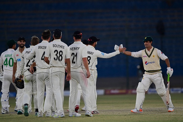 The second Test in Karachi ended in a dramatic draw | Getty