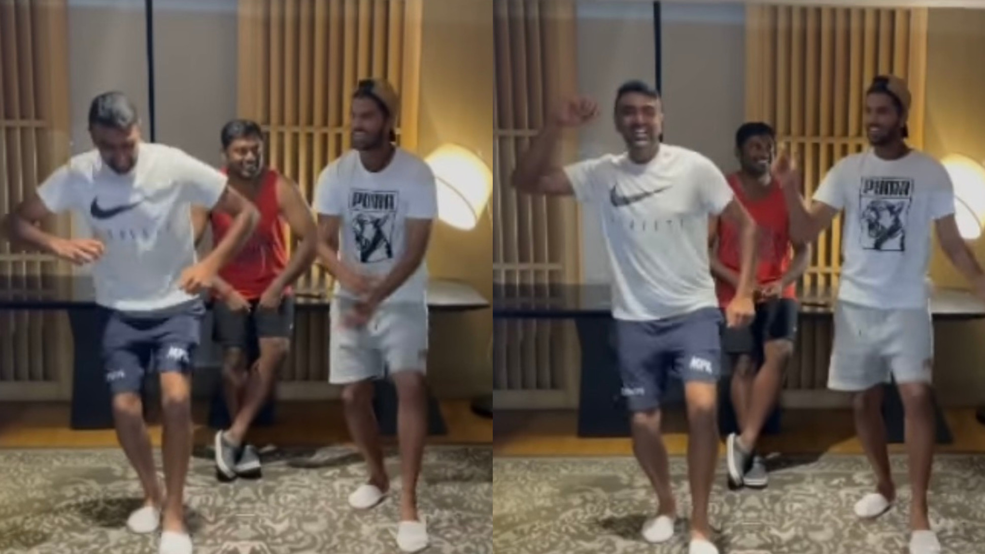 WATCH- R Ashwin and Washington Sundar dance on Tamil hit ‘Chellamma’