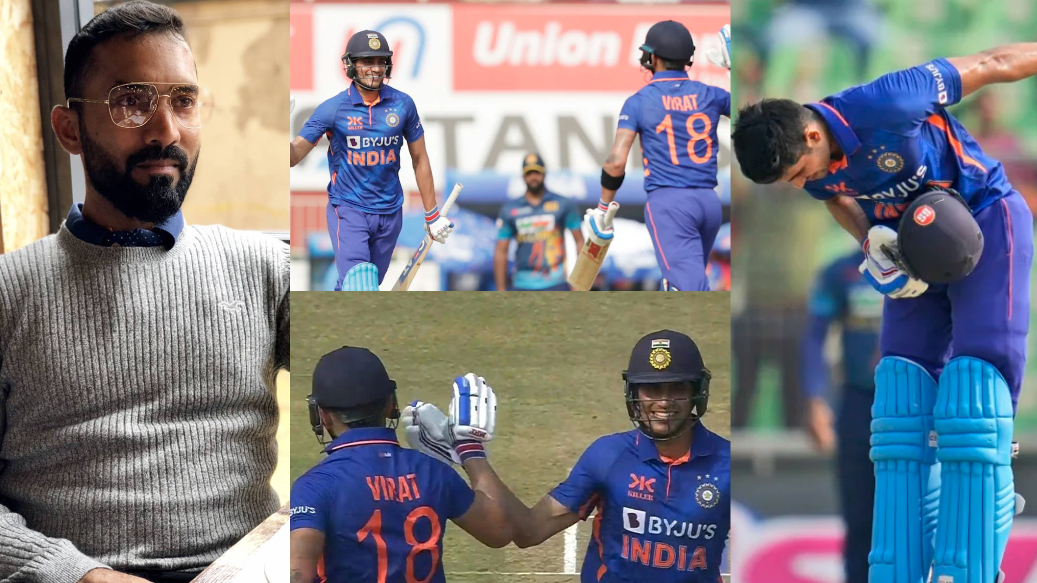 IND v SL 2023: WATCH- Gill celebrates his 2nd ODI ton with Kohli; cricket fraternity lauds his amazing knock
