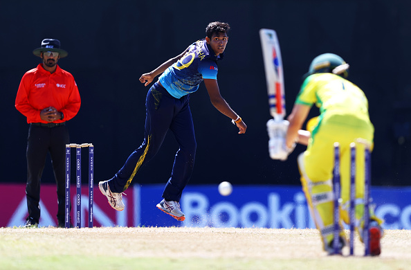 Matheesha Pathirana for Sri Lanka U19 | Getty