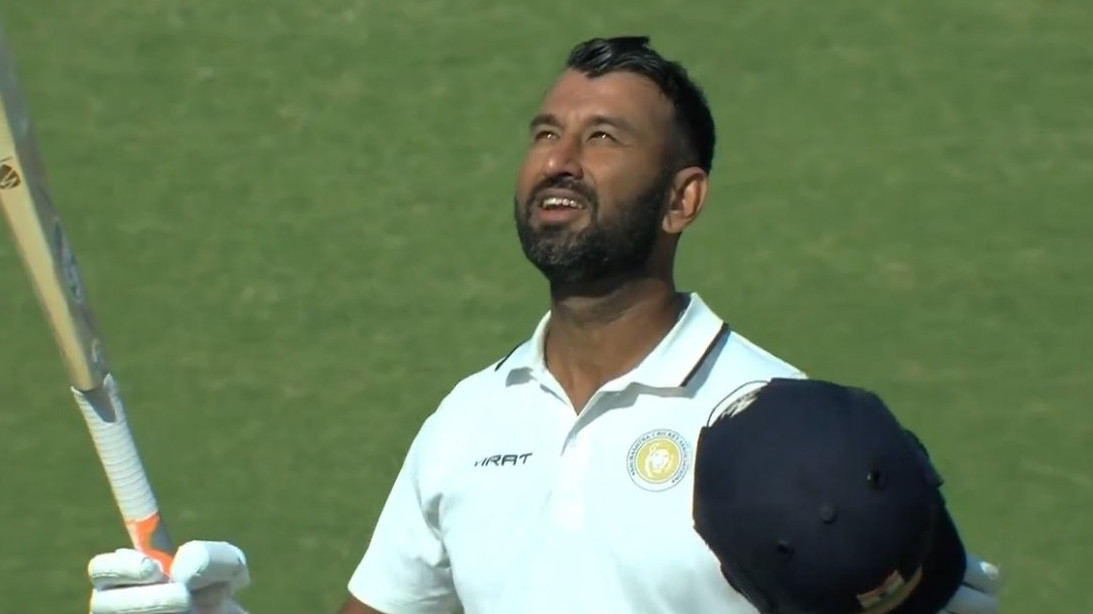 Ranji Trophy 2024: WATCH- Cheteshwar Pujara slams 243* for Saurashtra; goes past VVS Laxman’s record