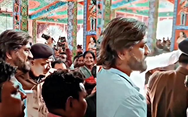 MS Dhoni at Deori Maa Mandir in Ranchi | Instagram