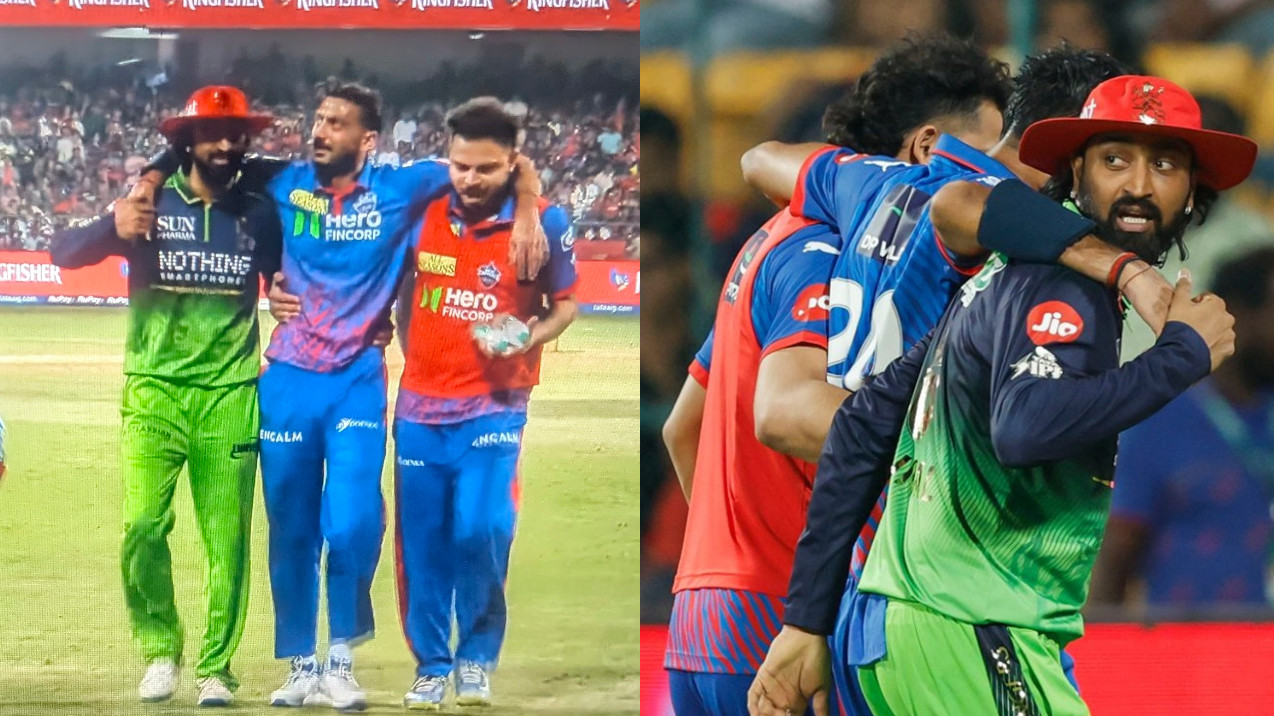 IPL 2026: Krunal Pandya helps Axar Patel off the field after he experiences cramps; DC, fans praise him for his gesture