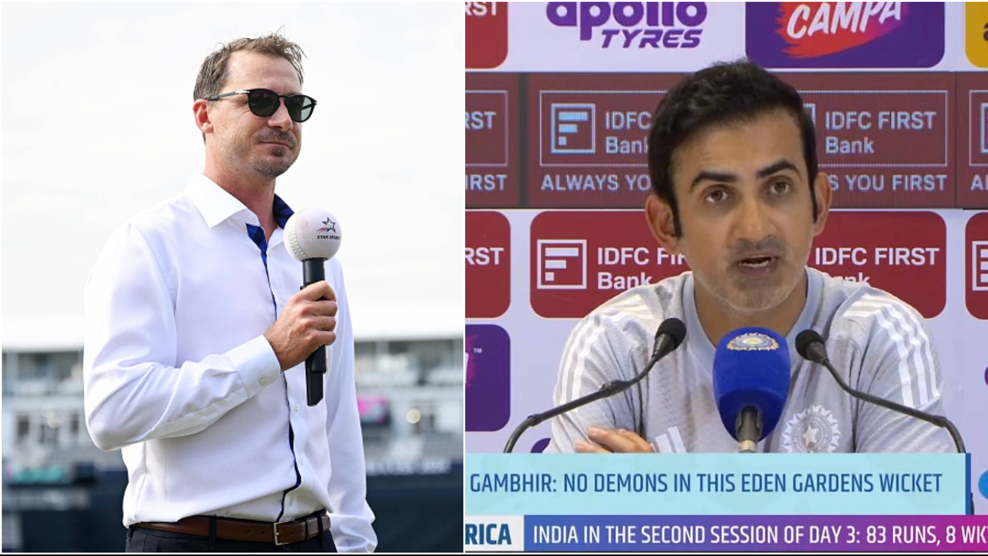 IND v SA 2025: “I certainly saw quite a lot,” Steyn disagrees with Gambhir’s “Kolkata pitch had no demons” assessment