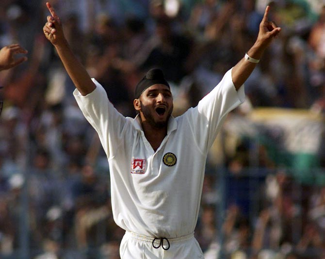 Harbhajan picked the first Test hat-trick by an Indian against Australia in 2001 | GETTY