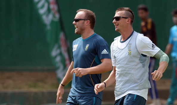 Dale Steyn and AB de Villiers | GETTY 